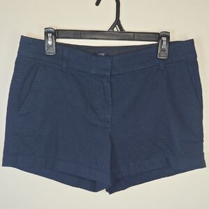 J. Crew Women's Size 8 Classic Navy 100% Cotton Shorts